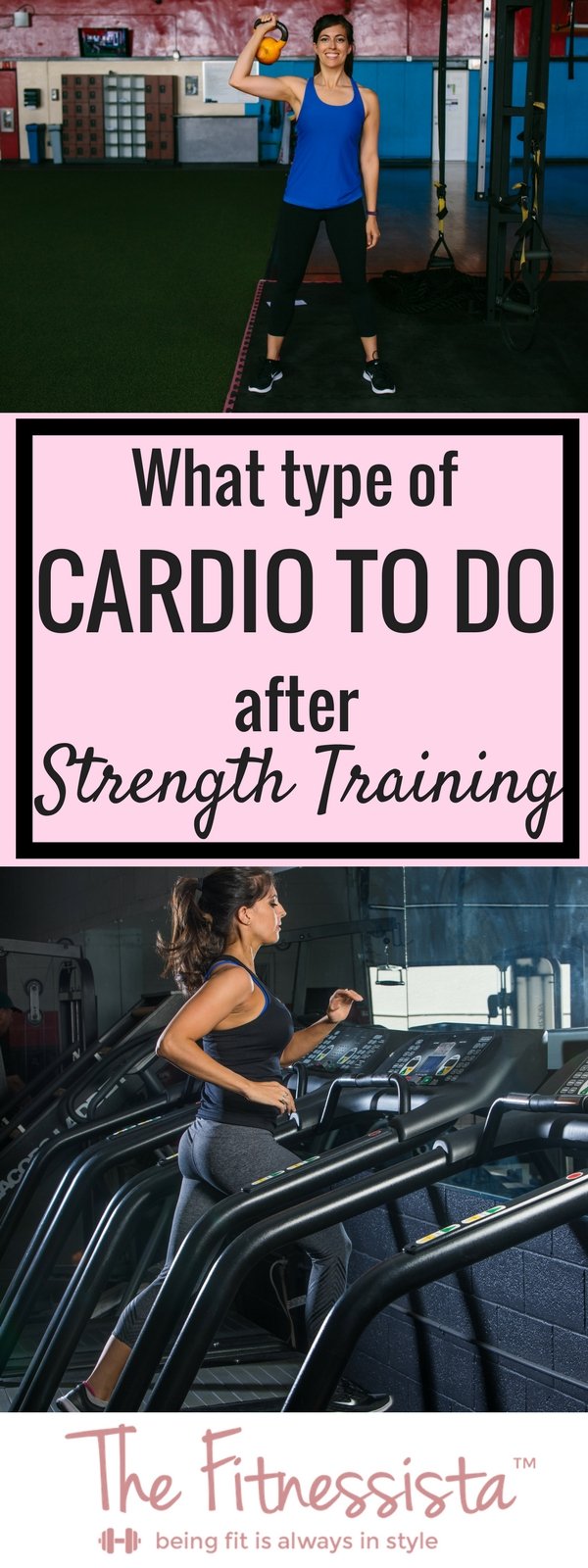 What type of aerobic exercise is there after strength training